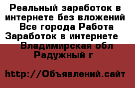 Реальный заработок в интернете без вложений! - Все города Работа » Заработок в интернете   . Владимирская обл.,Радужный г.